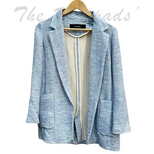 Zara Basic Blue Oversized Blazer